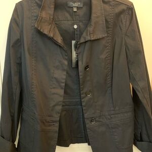 Talbots Black Button-Up Jacket